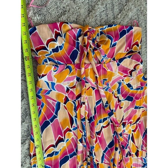 New AFRM Emerson Maxi Dress in Summer Butterfly Multicolor Womens Size Large - Picture 3 of 6